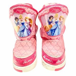Toddler Disney Princesses Pink Winter Snow Boots